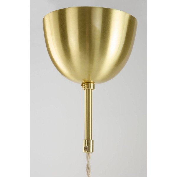 Zielona/w kolorze złota szklana lampa wisząca ø 30 cm Nugget – Jotex-image-3