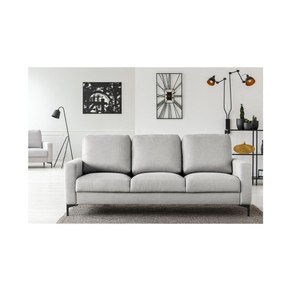 Jasnoszara sofa 3-osobowa Cosmopolitan design Atlanta-image-1