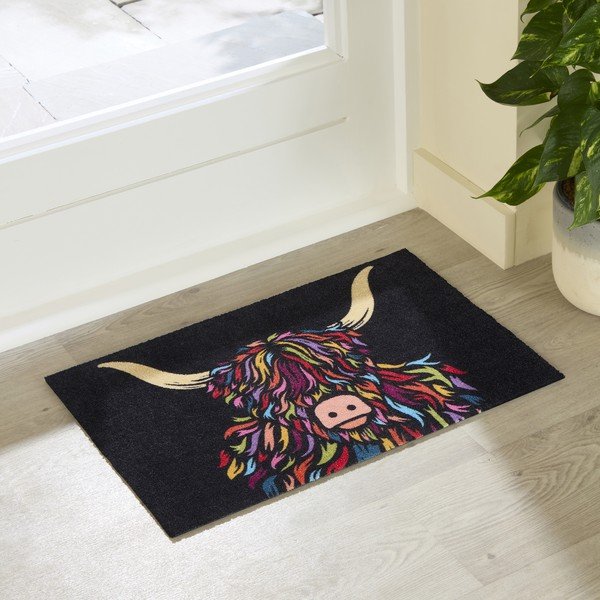 Wycieraczka 40x60 cm Highland Cow – Artsy Doormats-image-1