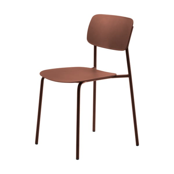 Krzesła w kolorze terakoty zestaw 2 szt. Kirkland – Unique Furniture
