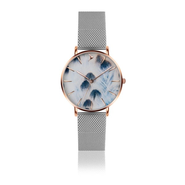 Zegarek damski z paskiem ze stali nierdzewnej w srebrnej barwie Emily Westwood Young