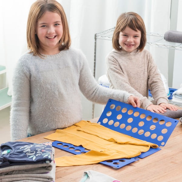 Niebieska deska do składania ubrań dziecięcych InnovaGoods