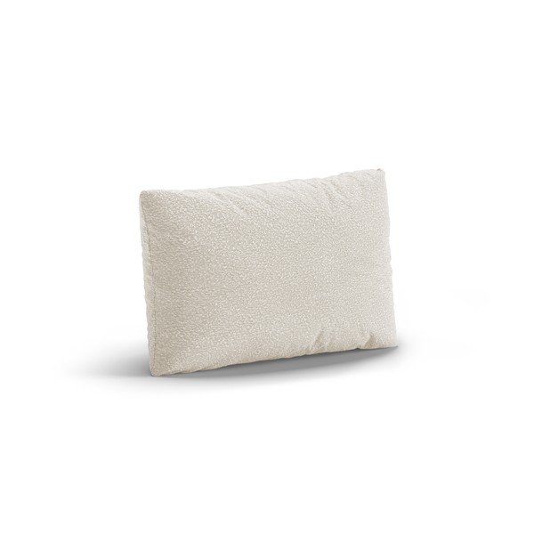 Biała poduszka na sofę z materiału bouclé Poppy – Micadoni -image-1