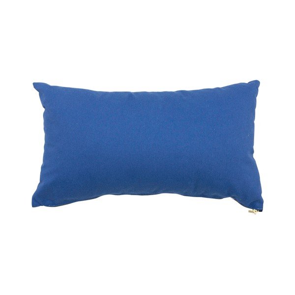 Zestaw 2 poduszek z wypełnieniem Karup Deco Cushion Ocean Geometry/Navy, 45x25 cm-image-3