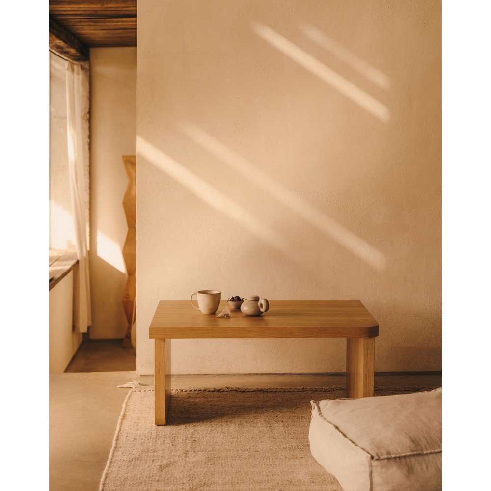 Stolik w dekorze dębu w naturalnym kolorze 89x62 cm Oaq – Kave Home (zdjęcie 5)