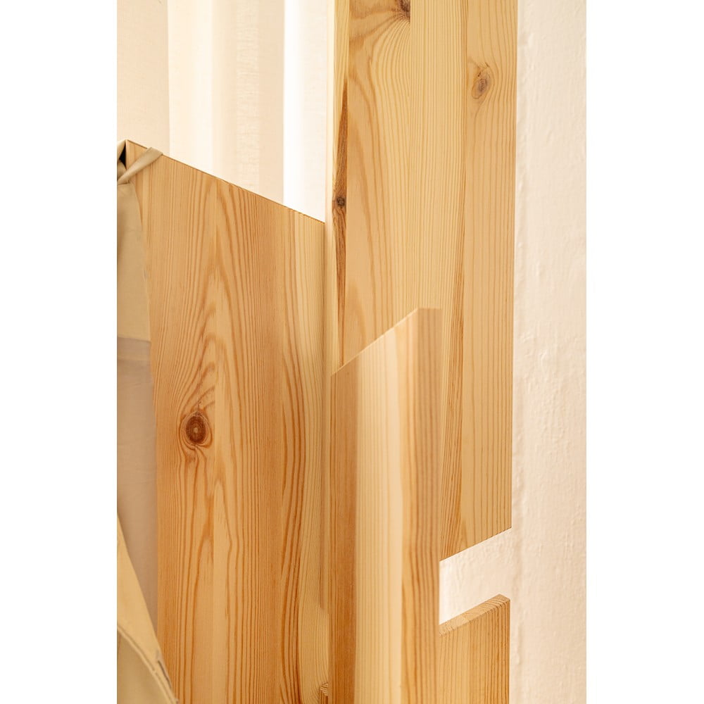 Wieszak z litego drewna sosnowego w naturalnym kolorze 60x186 cm Keeper – Karup Design (zdjęcie 4)