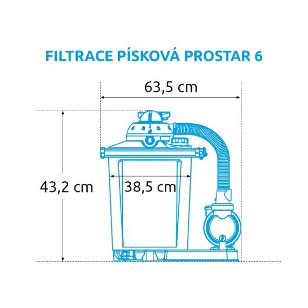 Filtr piaskowy ProStar 6 - 6,6 m3/h – Marimex-image-3