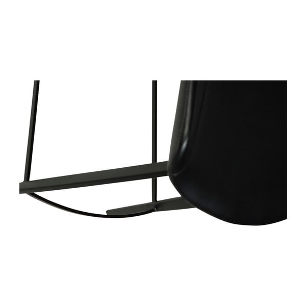 Czarny hoker ze skóry ekologicznej DAN-FORM Denmark Hype-image-2