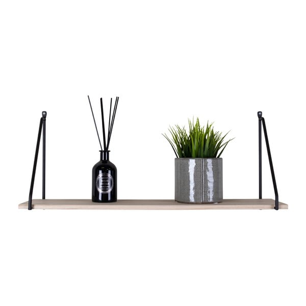 Czarna półka z litego drewna paulowni Arnhem – House Nordic-image-2