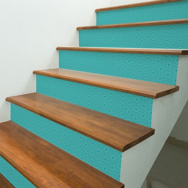 Komplet 2 naklejek na schody Ambiance Stairs Stickers Metten, 15x105 cm-image-1