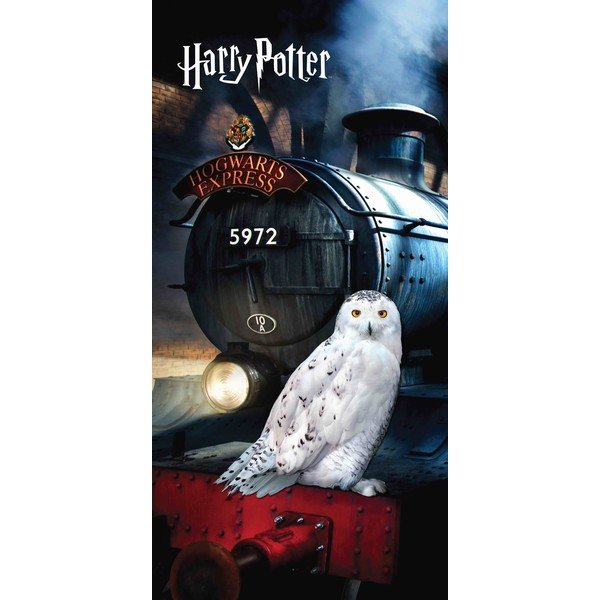 Bawełniany ręcznik dziecięcy 70x140 cm Harry Potter "Hedwig" – Jerry Fabrics