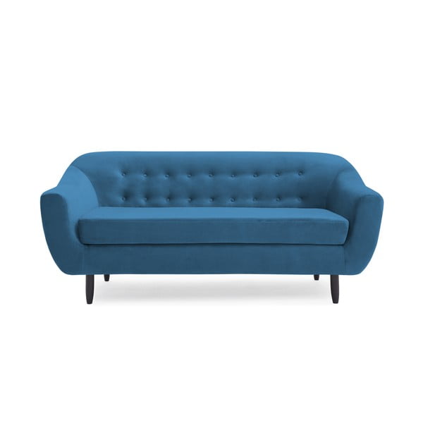 Niebieska 3-osobowa sofa Vivonita Laurel