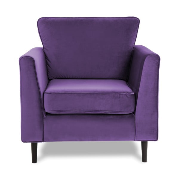 Fioletowy fotel Vivonita Portobello Purple