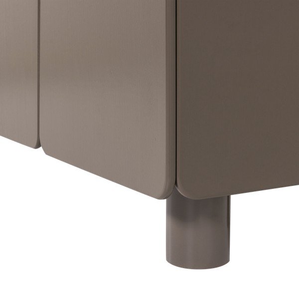 Brązowa komoda z litego drewna sosnowego 200x85x45 cm Root – WOOOD-image-4