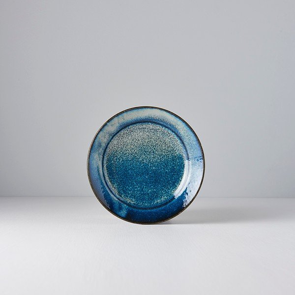 Niebieski talerz ceramiczny MIJ Indigo, ø 17 cm-image-2