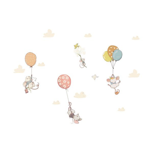 Dziecięce naklejki ścienne Ambiance Flying Mouse-image-2