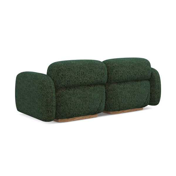 Ciemnozielona sofa modułowa 190 cm Ailani – Makamii-image-4