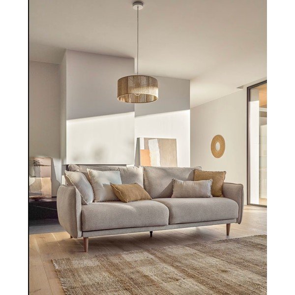 Beżowa sofa 210 cm Carlota − Kave Home-image-2