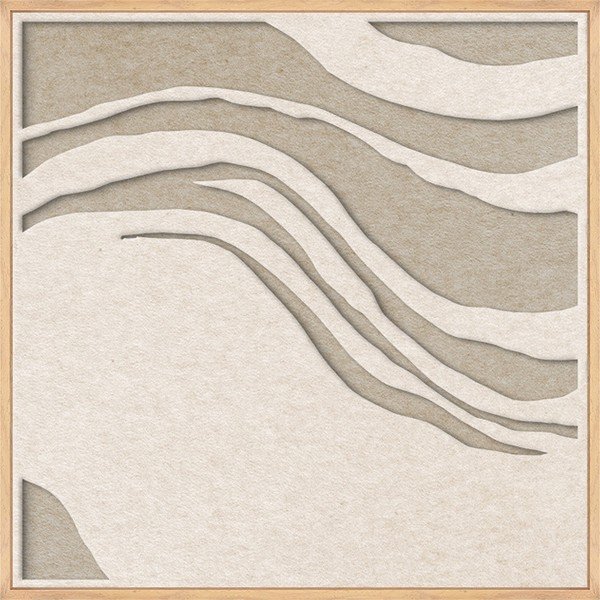 Obraz 3D z ramą w zestawie/akustyczny 62x62 cm Sacred Silence 2 – Malerifabrikken