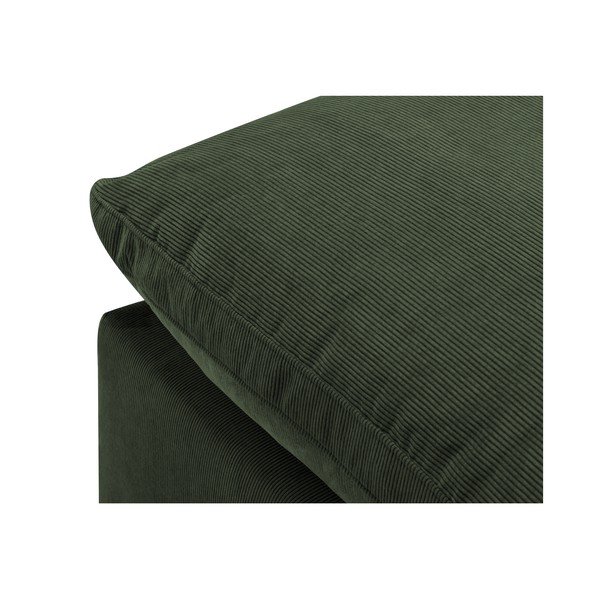 Ciemnozielona narożna część sztruksowej sofy modułowej Windsor & Co Sofas Galaxy, prawostronna-image-4
