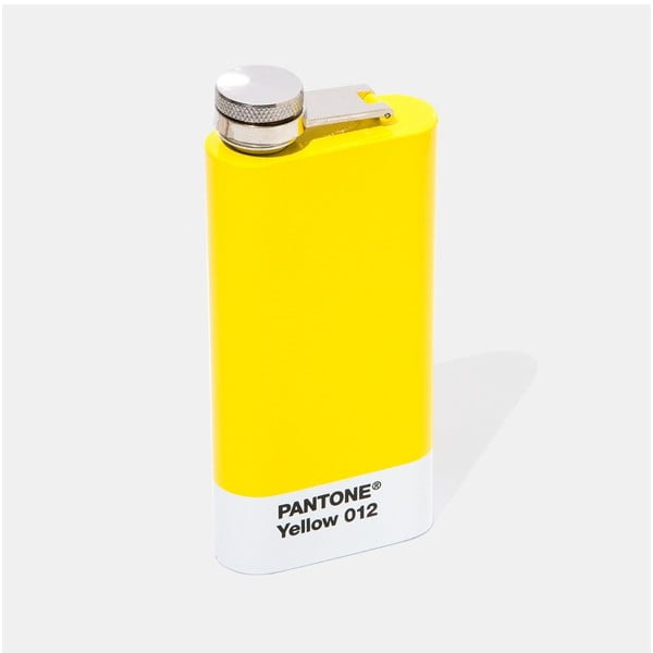 Żółta piersiówka Pantone, 150 ml