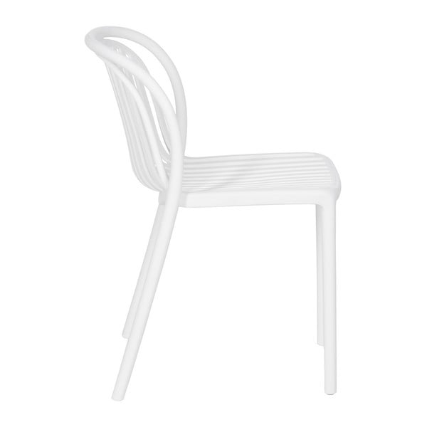 Białe plastikowe krzesło Alia – Ixia-image-2