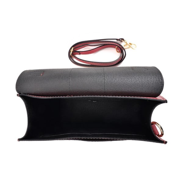 Różowa skórzana torebka Isabella Rhea, 22 x 27 cm-image-3