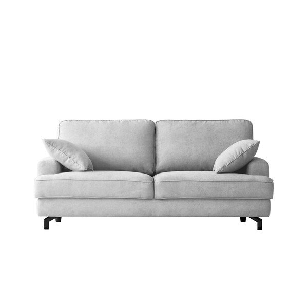Szarobiała sofa trzyosobowa Kooko Home Salsa