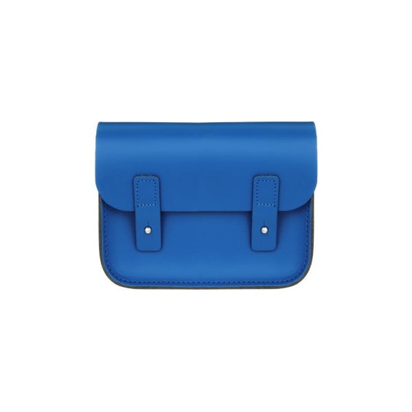 Niebieska skórzana torebka Brix + Bailey Mini