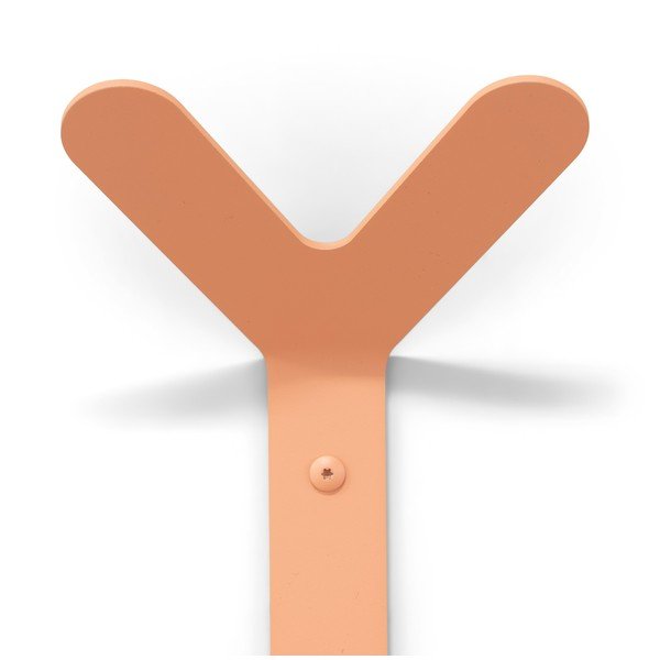 Łososiowy ścienny stalowy haczyk Frondo – Spinder Design-image-2