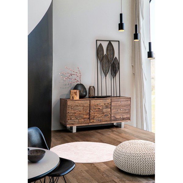 Metalowa dekoracja ścienna 61x135 cm Adhira – Bizzotto-image-1