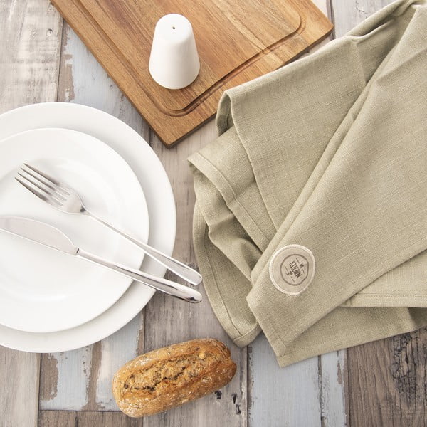 Bawełniane ścierki zestaw 2 szt. 50x70 cm My Kitchen Greenish – Orion-image-1