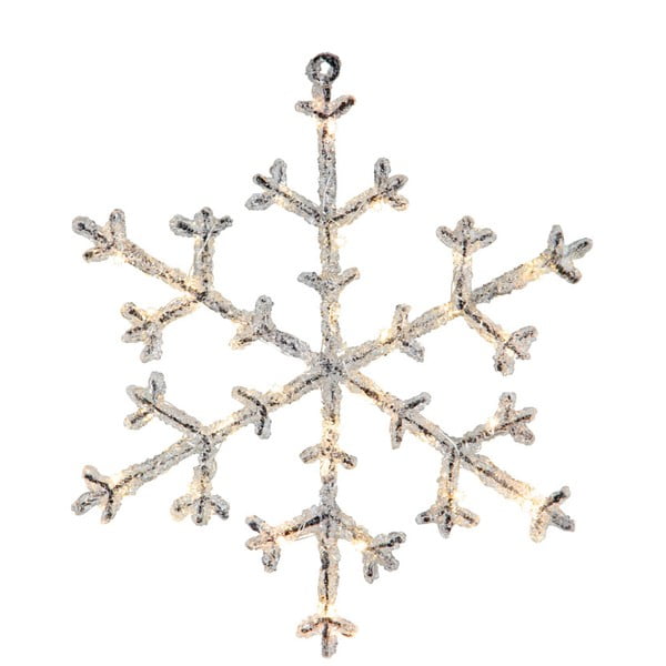Dekoracja świecąca LED Best Season Icy Snowflake, 30 cm