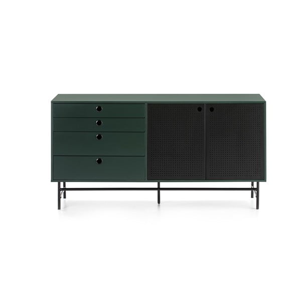 Czarno-zielona komoda Teulat Punto, szer. 150 cm-image-4
