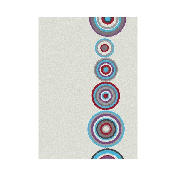 Biały dywan Universal Boras Circles, 160x230 cm-image-1