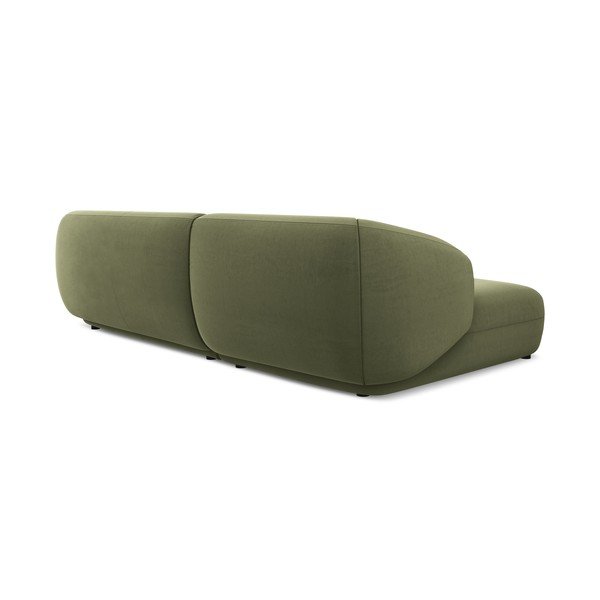 Zielony aksamitny narożnik (lewostronny) Moana – Makamii-image-2