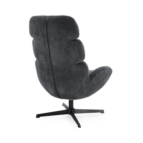Czarny obrotowy fotel Violante – Bizzotto-image-4