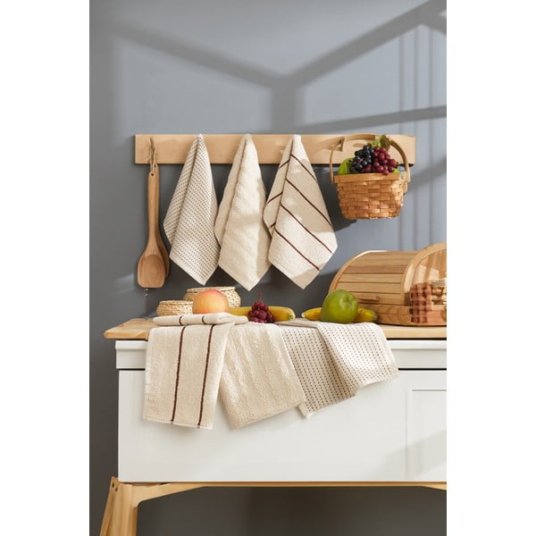 Bawełniane ścierki zestaw 6 szt. 30x50 cm Sofya – Foutastic-image-2