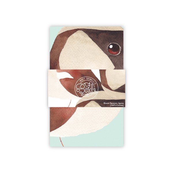 Fartuch Gift Republic Light Blue Bird-image-1