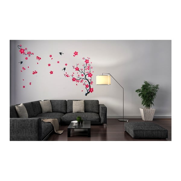 Naklejka dekoracyjna Kwitnące gałęzie, 140x90 cm