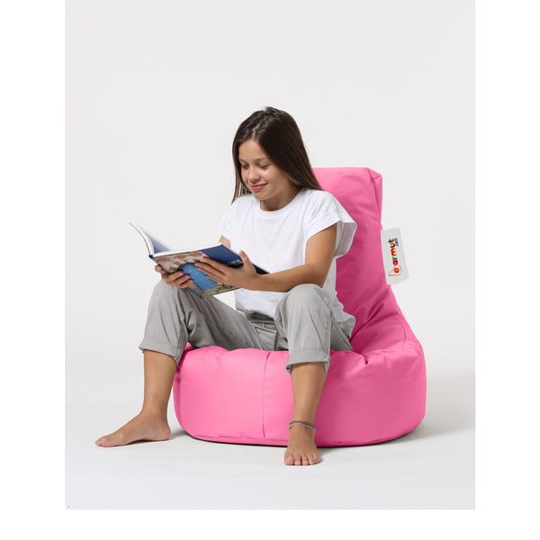 Różowy worek do siedzenia Lina – Floriane Garden-image-1