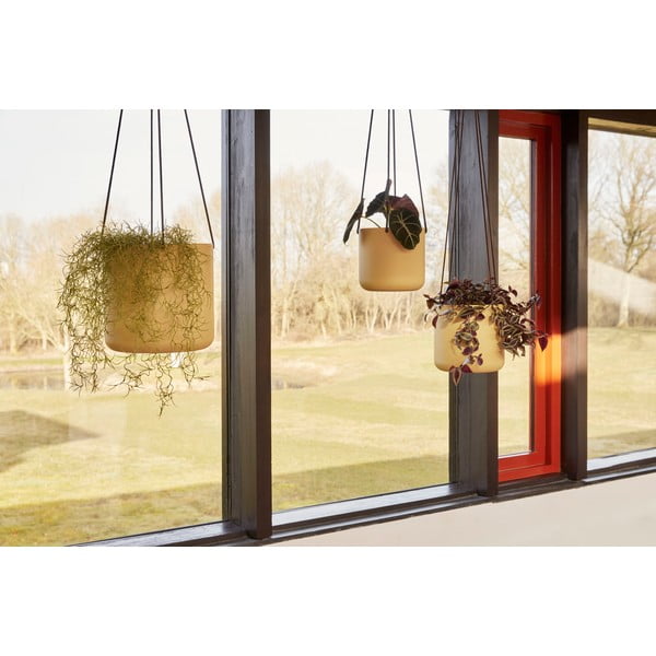 Metalowe wiszące osłonki na doniczki zestaw 3 szt. ø 25 cm Bloom – Hübsch-image-1