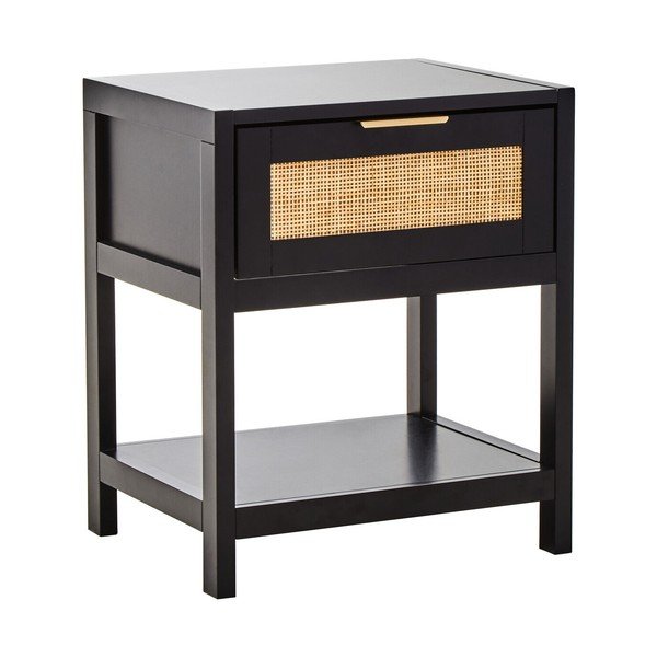 Czarna szafka nocna Sherman – Premier Housewares
