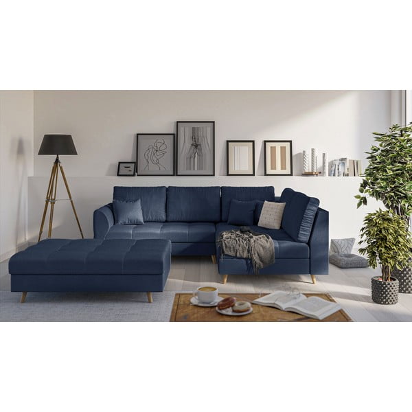 Ciemnoniebieski podnóżek Ariella – Ropez-image-1