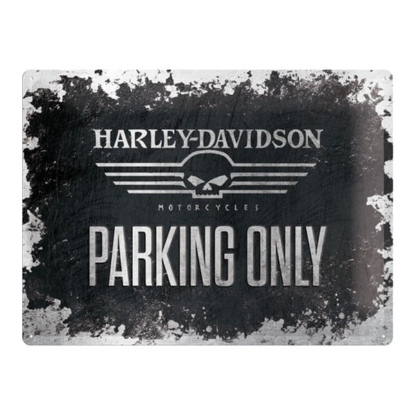 Blaszana tablica Harley Parking Only, 30x40 cm