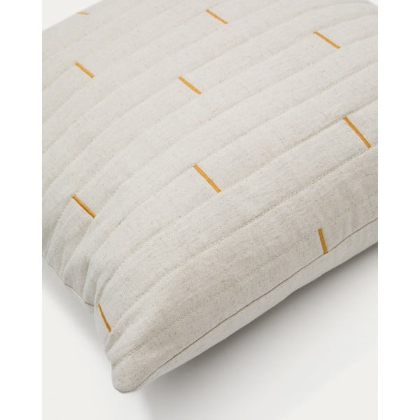 Poszewka na poduszkę z mieszanki lnu 45x45 cm Blaina – Kave Home-image-2