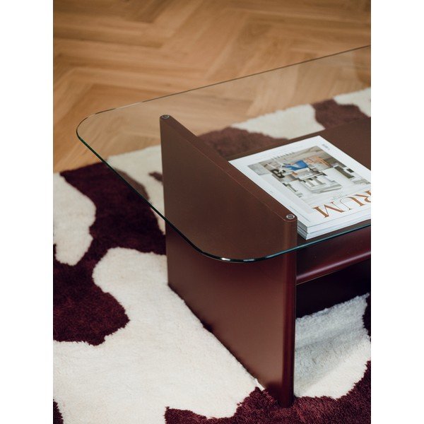 Bordowy stolik 63x100 cm Tovo – noo.ma-image-4