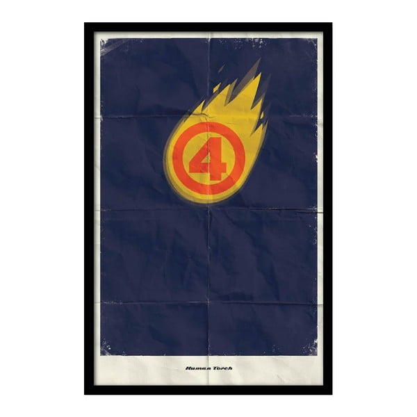 Plakat Human Torch, 35x30 cm
