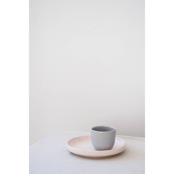 Jasnoróżowy kamionkowy talerz deserowy ÅOOMI Dust, ø 17 cm-image-3