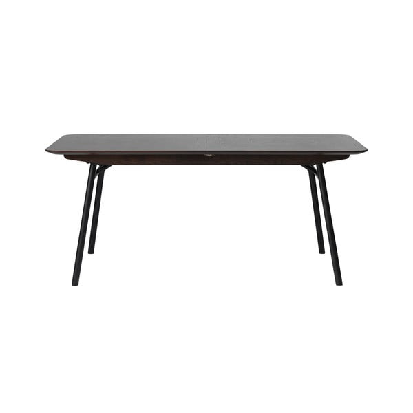Czarny stół rozkładany Unique Furniture Latina, 180x90 cm